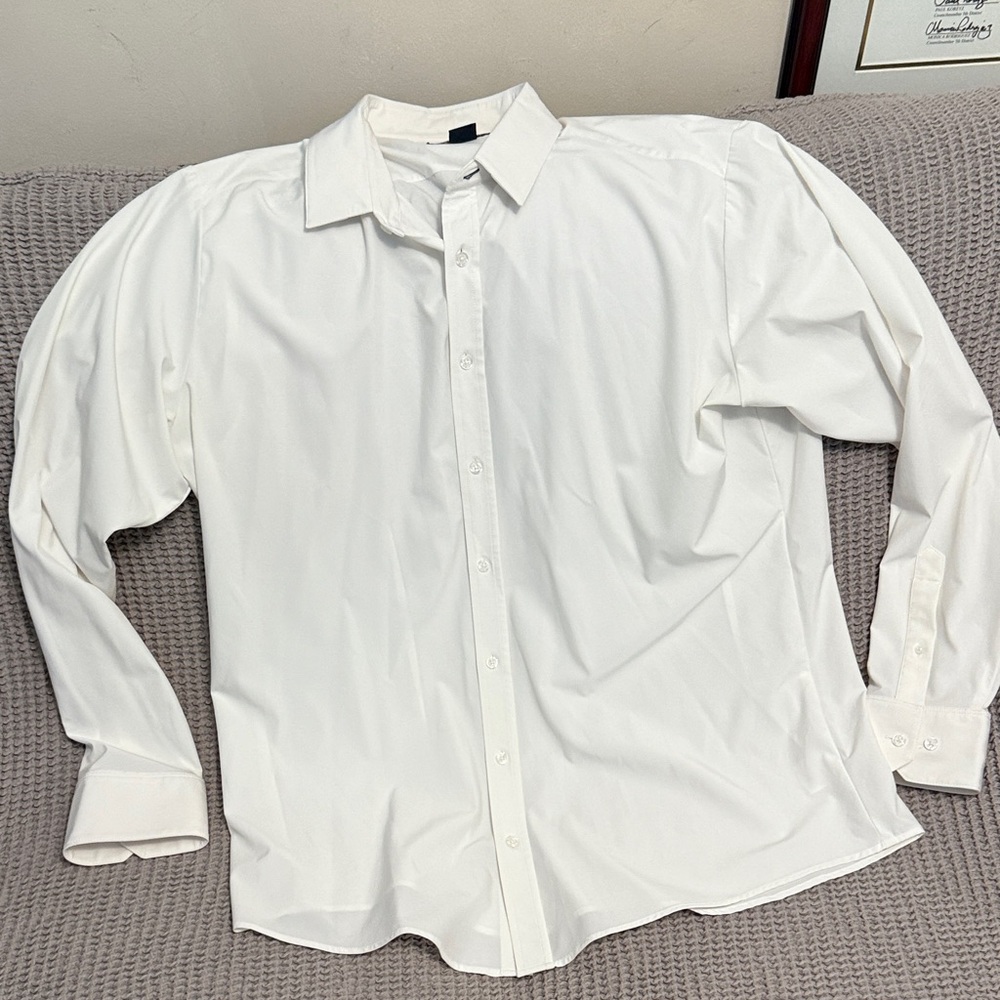 Mizzen+Main Classic White Dress Shirt